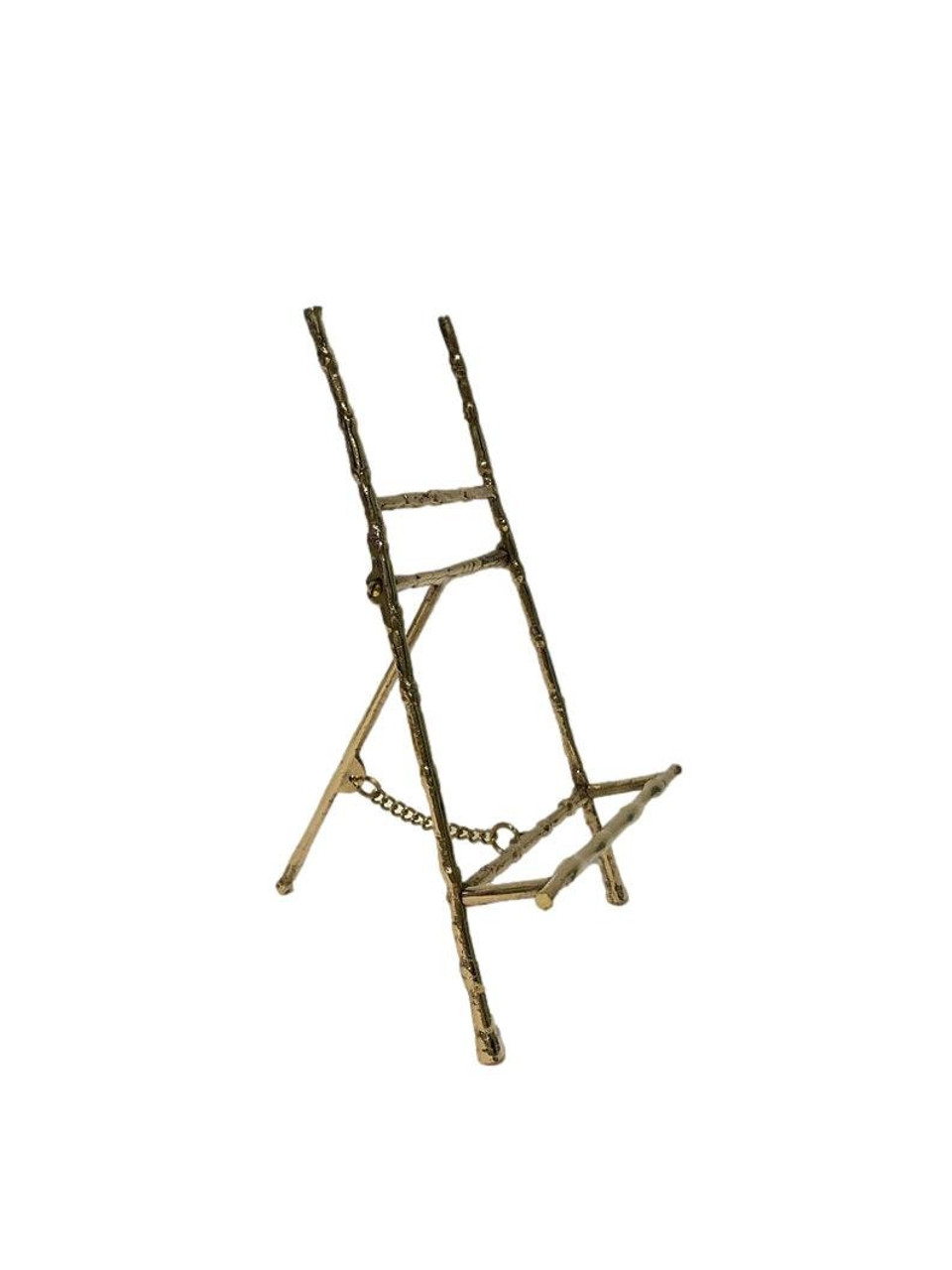 Easel- Antique Burnt Bamboo Collapsible Easel