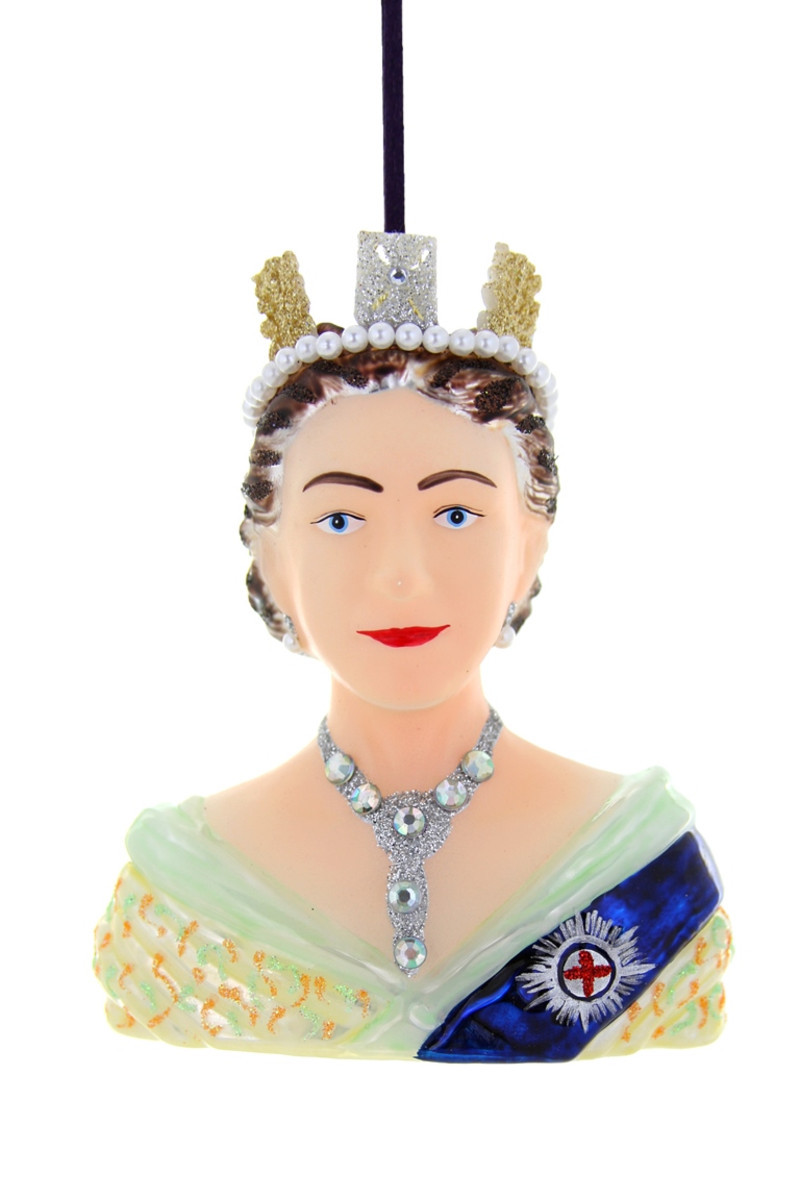 Queen Elizabeth Christmas Tree Ornament - The Silver Oyster
