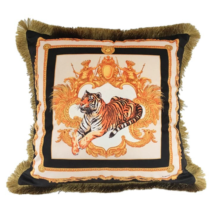 European Street Scene Scarf Pillow Cover The Silver Oyster