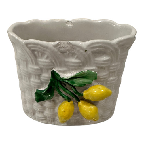 Vintage Italian Lemon Toothpick Holder