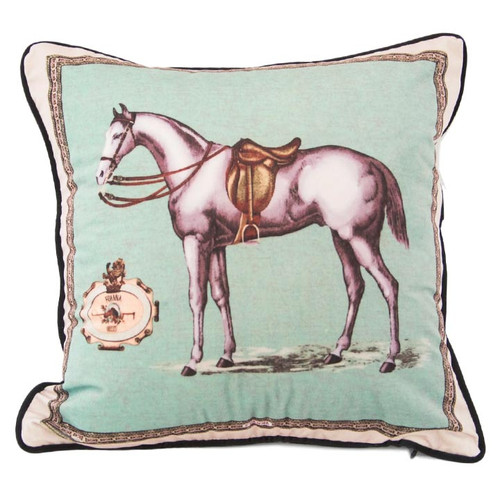 Royal Horses Pillow Cover The Silver Oyster