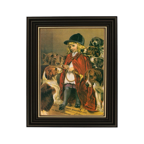 Junior Hunter with Hounds Framed Print 