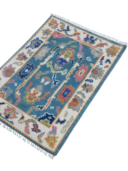 Adrienne Oushak Turkish Rug 2' x 3'