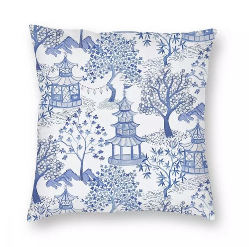 Pagoda Forest Pillow Cover