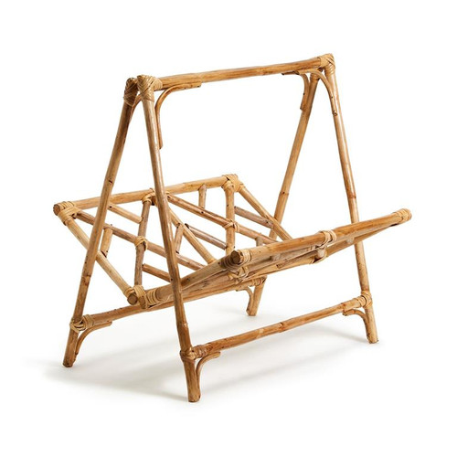 Folding Bamboo Magazine Rack