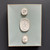 Gold Leaf Trimmed Intaglios - 8x10 Canvas - Turquoise