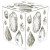 Oyster Shells Tissue Box Cover