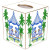 Palm Beach Chic Monkeys and Palm Trees Tissue Box Cover