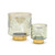 Deco Palm Tree Candleholders - Set of 2