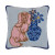 Blue and Pink Staffordshire Style Design Decorative