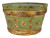 Green and Gold Florentine Style Planter