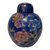Vintage Blue Floral Ginger Jar