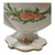 Vintage Italian Porcelain Flower Compote