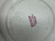 Pink and White English Transferware Plate 8"