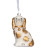 Gold Staffordshire Dog Ornament