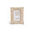 St. Martin Scalloped Rattan Picture Frame 4x6