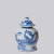 Blue and White Porcelain Landscape Jar