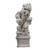 Vintage 11" Blanc de Chine Foo Dog Guardian Lion Figurine | White Chinoiserie Porcelain Statue