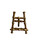 Vintage Hollywood Regency Faux Bamboo Gold Easel | Mini Brass Display Stand
