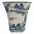 Blue & White Porcelain Square Cachepot