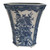Blue & White Porcelain Floral Cachepot