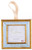 Blue & Gold Italian Wooden Picture Frame Ornament