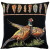 Double Pheasant & Feathers Pillow Cover  