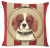 King Charles Spaniel Portrait Pillow Cover  