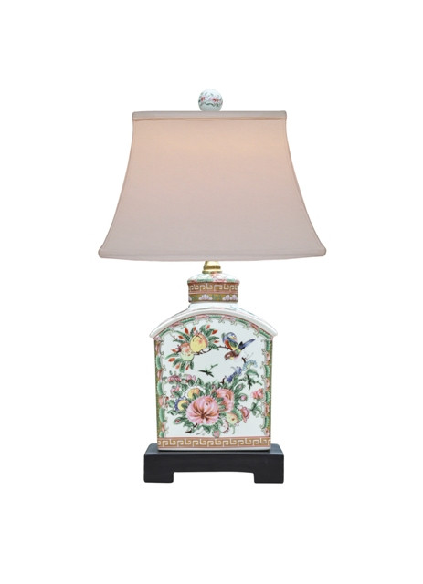 Rose Medallion Tea Jar Lamp - The Silver Oyster