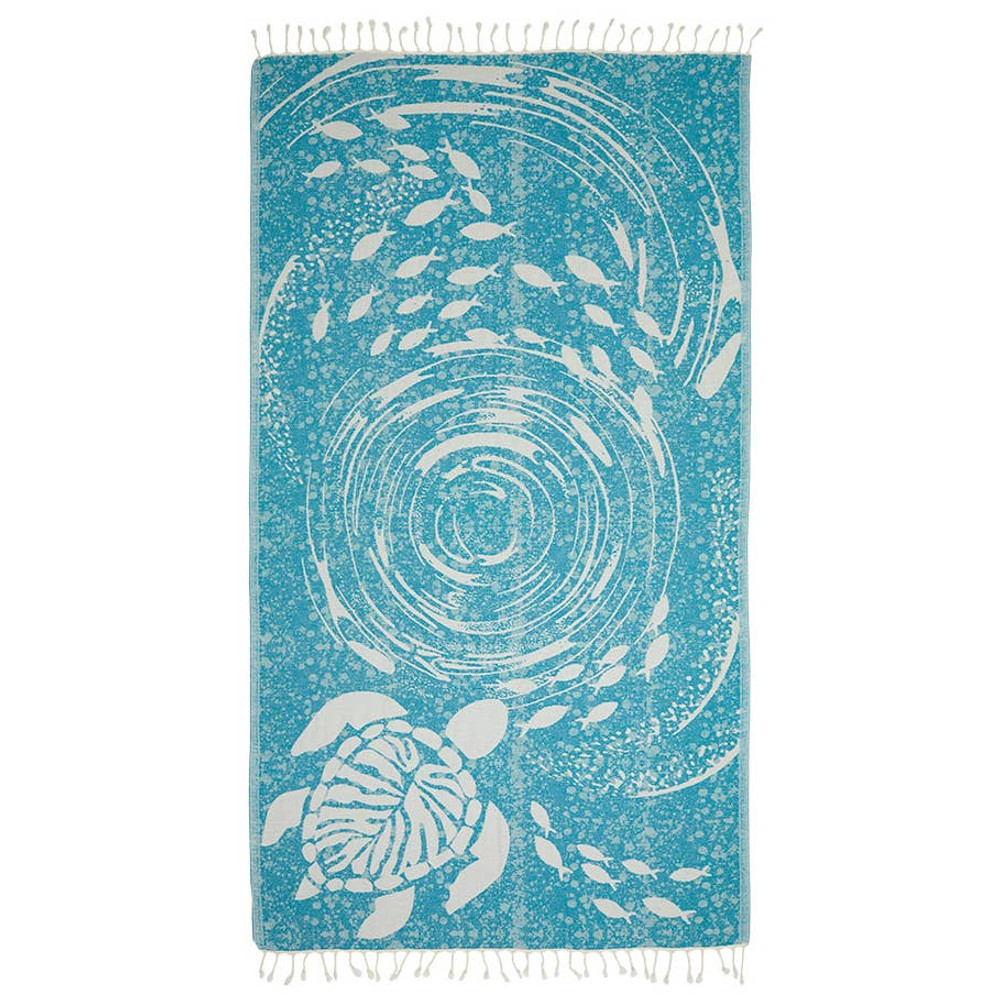 Ocean Gyre Peshtemal Turkish Beach Towels Sand Resistant Ocean Gyre Peshtemal Turkish Beach Towels Sand Resistant