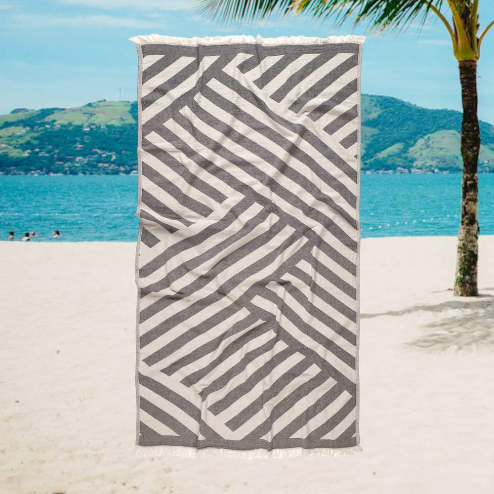 Harmony of Yarn Pestemal Turkish Beach Towel Sand Resistant