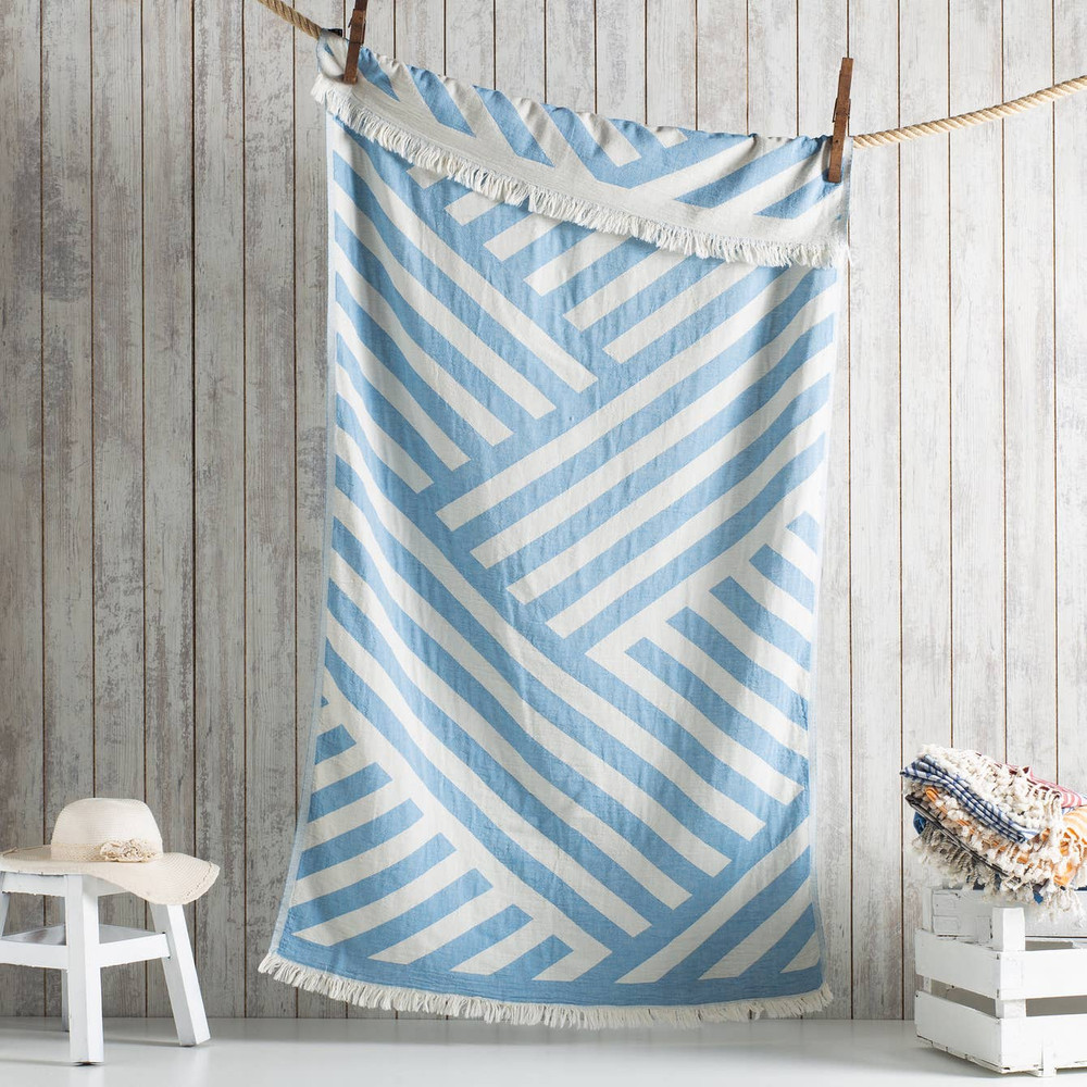 Harmony of Yarn Pestemal Turkish Beach Towel Sand Resistant