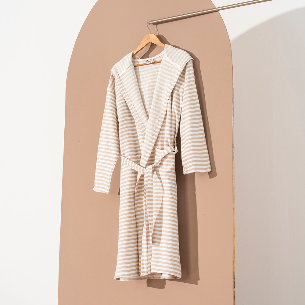 Kash Bathrobe Turkish Cotton Light Weight