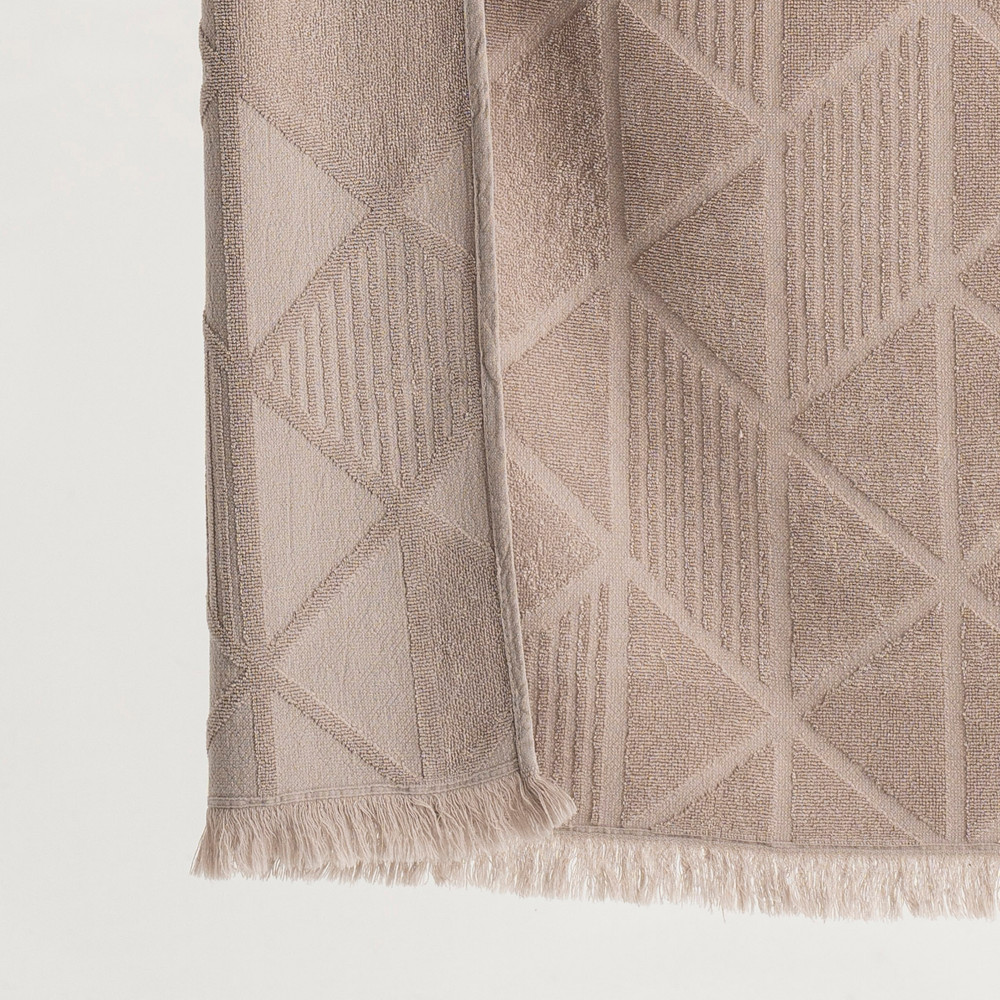 Triangles Stonewashed Raised Terry Turkish Towels