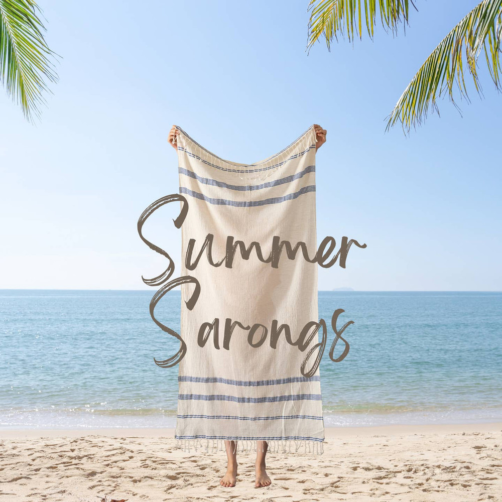 Pareo Turkish Beach Sarong Light Weight Fouta Peshtemal Hammam Pool 100% Turkish Premium Cotton