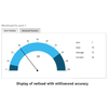 Web interface display of the port workload - Displays the network load with millisecond accuracy.