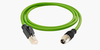 Copy of PROconnect Patch Cable | RJ45-M12-X - 4x2 AWG26/7 Cat. 6