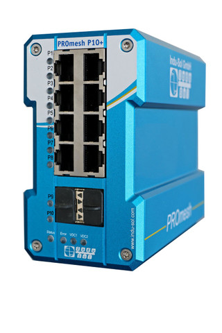 PROmesh P10+ | 8+2Gb-Port PROFINET and EtherNet/IP Managed Switch 114110204