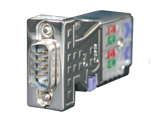 PROFIBUS Diagnostic connector axial 0° fast connect