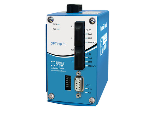 OPTIrep F1 MM-ST Fiber Optic Converter | 110031000