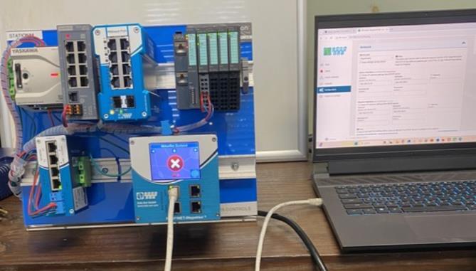 Connect the computer to the PROFINET-INspektor®