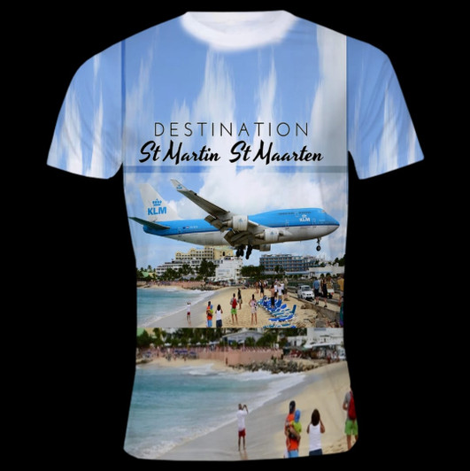 Dry-Fit Special island Design       St Maarten Airport Landing