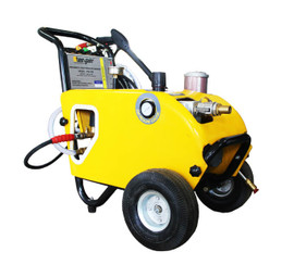 High pressure cleaner for industrial use, pneumatic powered