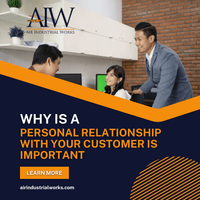 Importance of personal relationships with customers.