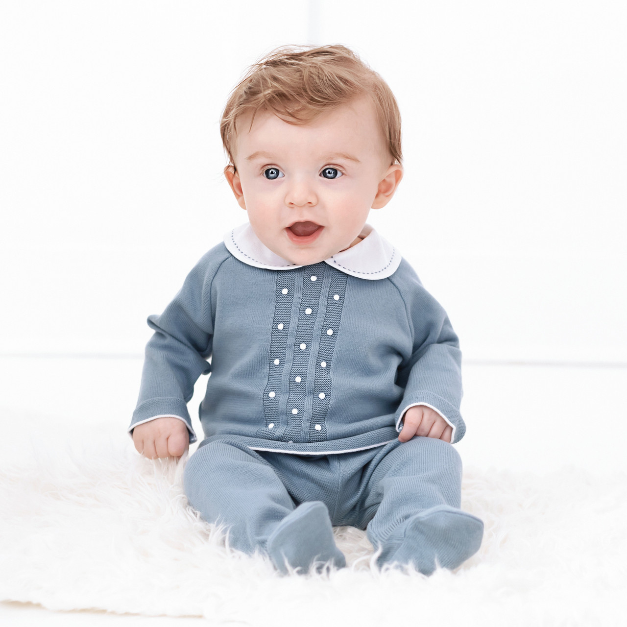 Knitted Newborn Coming Home Outfit I Baby Boy Knitted Outfit |Feltman ...