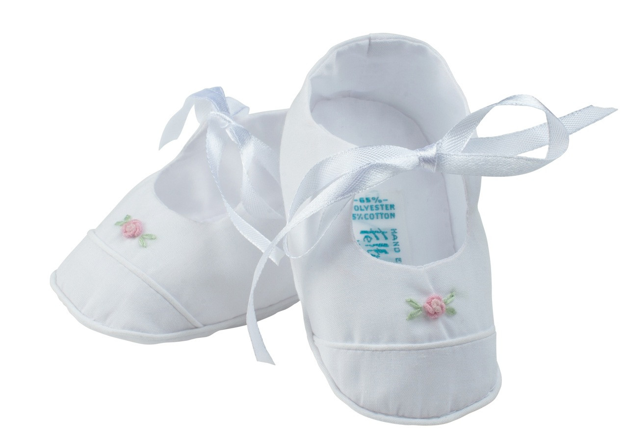 Girls Rose Garden Collection Ribbon Booties | Feltman Brothers