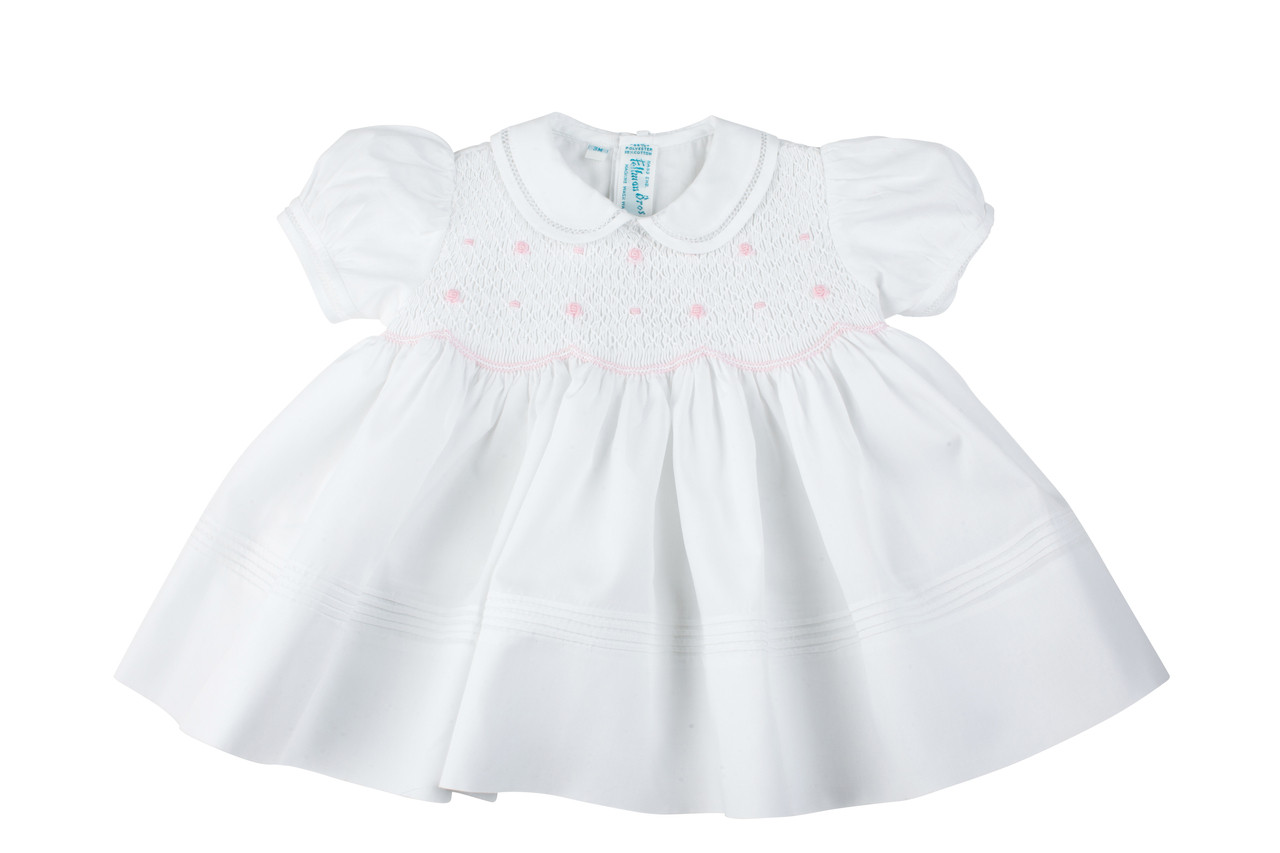 Matalan Smocked Baby Dress With Knickers, Babies & Kids, Babies
