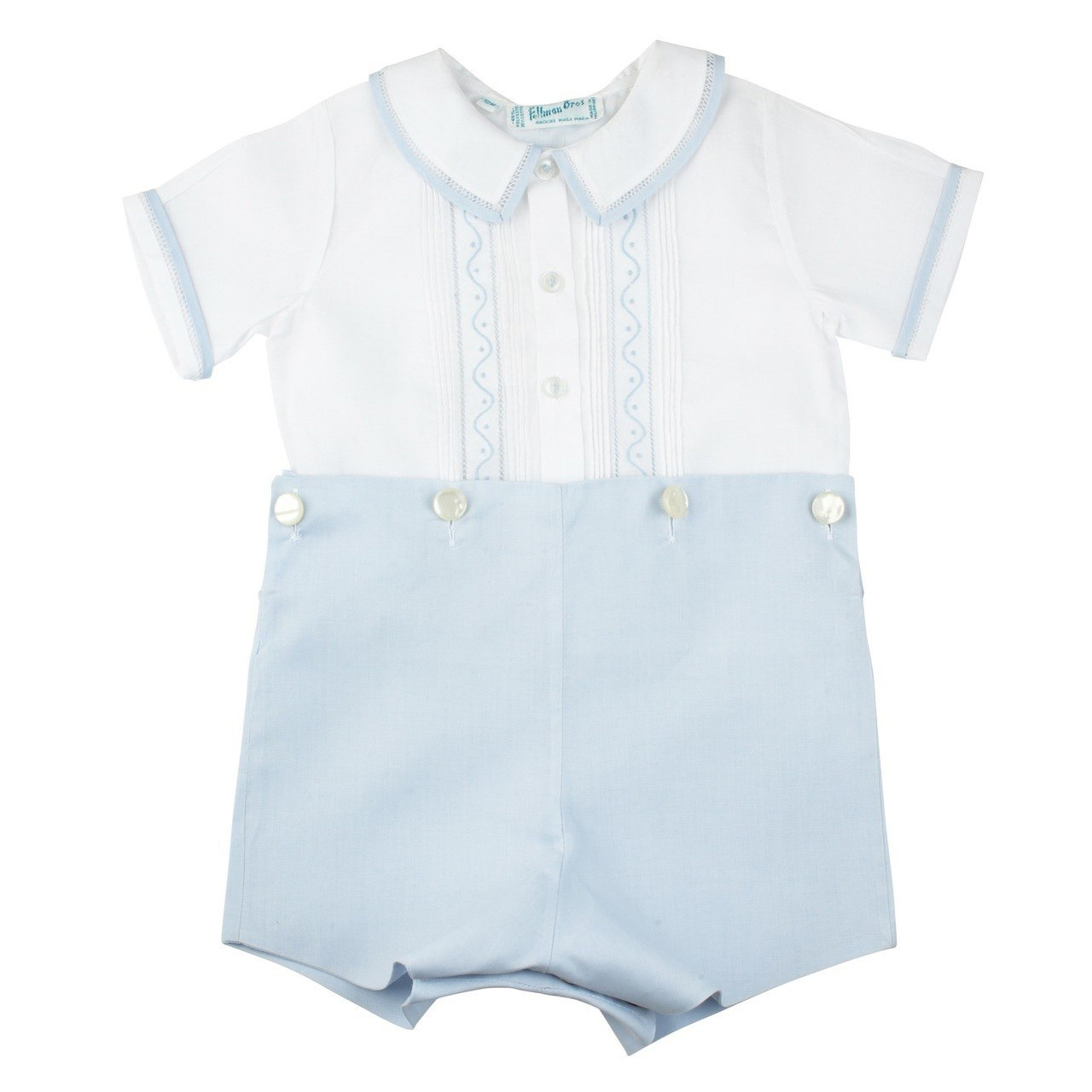 Feltman Brothers Boys Blue Vintage Bloom Bobby Suit