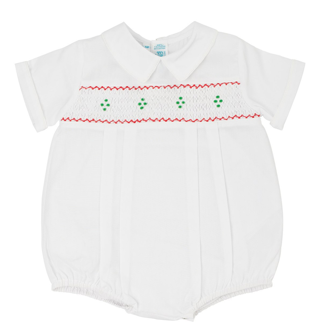 Smocked Holiday Creeper I Feltman Brothers
