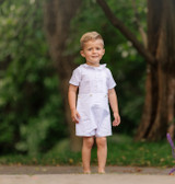 Vintage White Ruffled Bobby Suit From Feltman Brothers